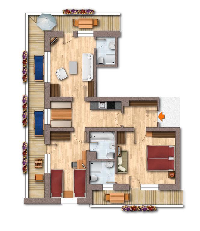 Apartmenthaus Katharina Майрхофен Экстерьер фото